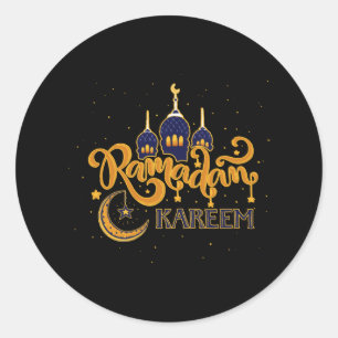 Ramadan Kareem Mubarak Fasting Ronde Sticker