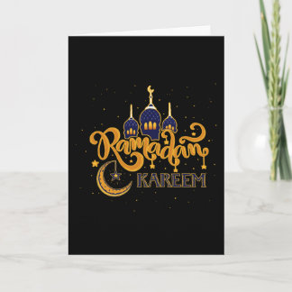 Ramadan Kareem Mubarak Kaart