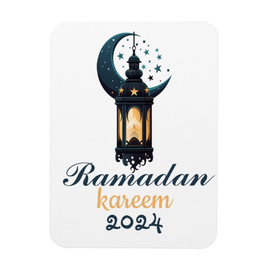 Ramadan Kareem Mubarak Lantaarn ramadan 2024 Magneet (Verticaal)