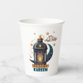 Ramadan Kareem Mubarak Lantaarn ramadan 2024 Papieren Bekers (Voorkant)