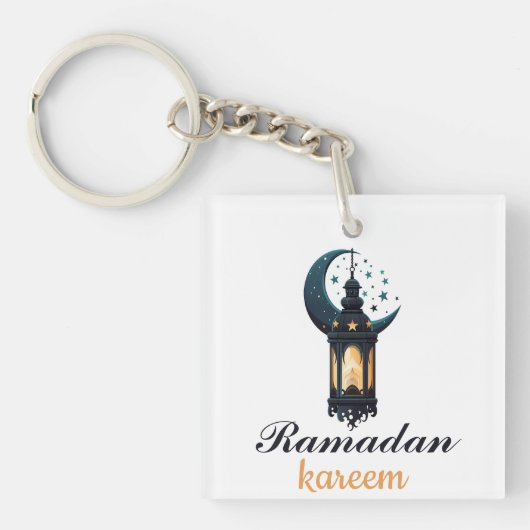 Ramadan Kareem Mubarak Lantaarn ramadan 2024 Sleutelhanger (voorkant)