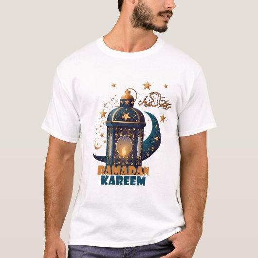 Ramadan Kareem Mubarak Lantaarn ramadan 2024 T-shirt (Voorkant)