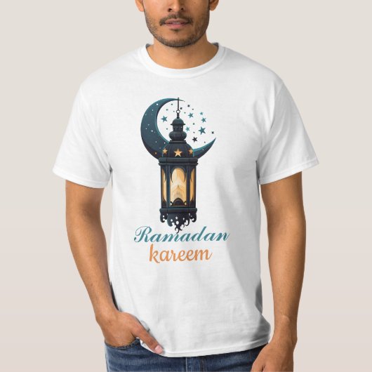 Ramadan Kareem Mubarak Lantaarn ramadan 2024 T-shirt (Voorkant)