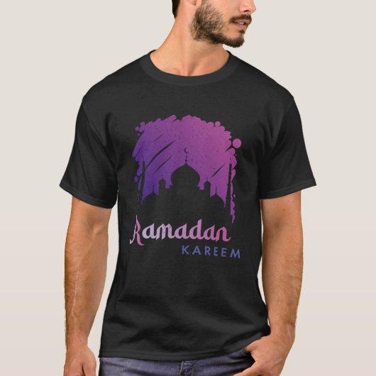 Ramadan Kareem Mubarak Muslim Muslim month of fast T-shirt (Voorkant)