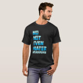 Ramadan Kareem niet eens het water Ramadan Fasting T-shirt (Voorkant volledig)