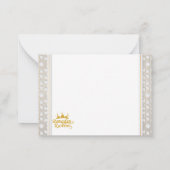 Ramadan Kareem Notitiekaartje (Achterkant)