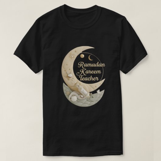 Ramadan Kareem Onderwijsassistent T-shirt | Islami (Design voorkant)