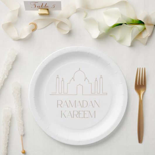 Ramadan Kareem Paper Bord, Eid Mubarak Papieren Bordje (Huwelijk)