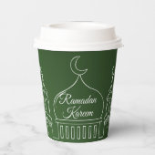 Ramadan Kareem Papieren Bekers (Achterkant)