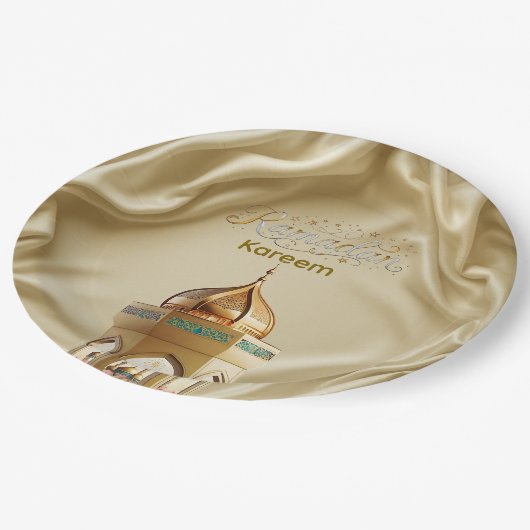 Ramadan Kareem Papieren Bordje (Gekanteld)