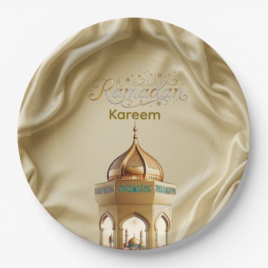 Ramadan Kareem Papieren Bordje (Voorkant)