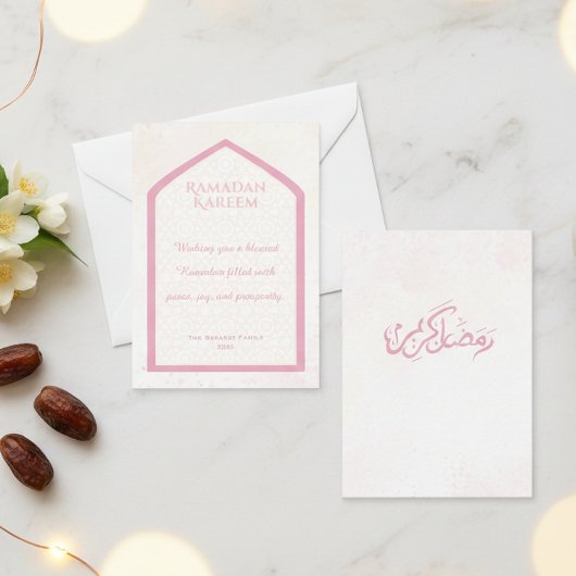 Ramadan Kareem Personalized Greeting Card Notitiekaartje