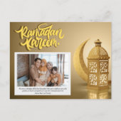 Ramadan Kareem Persoonlijke Foto Tekst Feestdagenkaart (Voorkant)