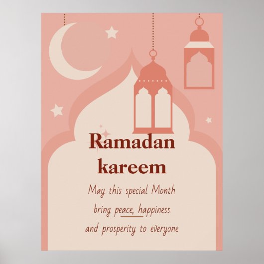 Ramadan Kareem Poster (Voorkant)