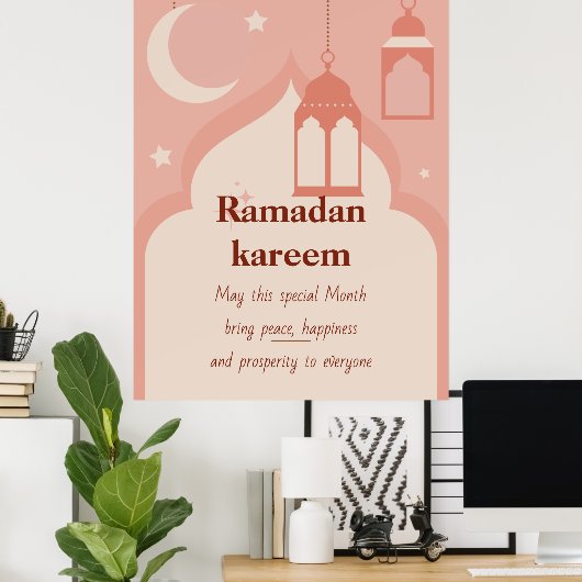 Ramadan Kareem Poster (Thuiskantoor)