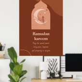Ramadan Kareem Poster (Thuiskantoor)