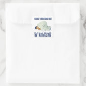 Ramadan Kareem Pray Vierkante Sticker (Tas)