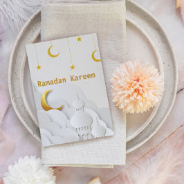 Ramadan Kareem Ramadan Mubarak ansichtkaart Briefkaart