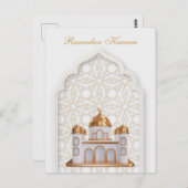 Ramadan Kareem Ramadan Mubarak Briefkaart (Voorkant / Achterkant)