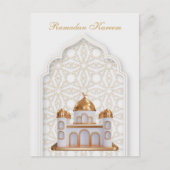 Ramadan Kareem Ramadan Mubarak Briefkaart (Voorkant)