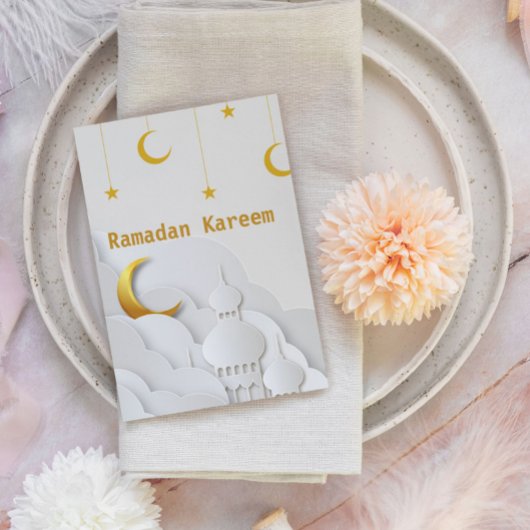 Ramadan Kareem Ramadan Mubarak Briefkaart
