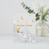 Ramadan Kareem Ramadan Mubarak Briefkaart (Staand voorkant)
