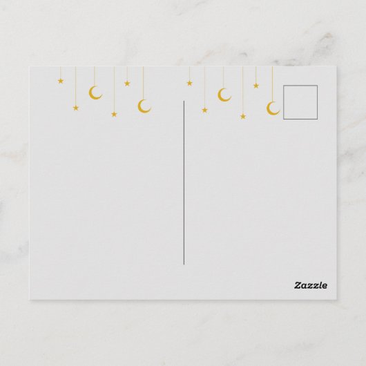 Ramadan Kareem Ramadan Mubarak Briefkaart (Achterkant)
