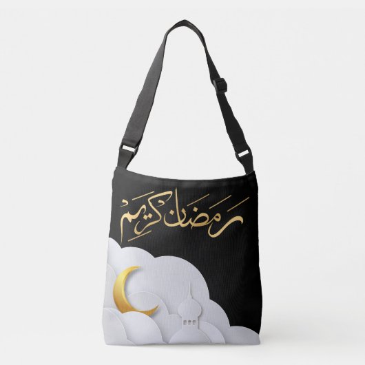 Ramadan Kareem Ramadan Mubarak Crossbody Tas (Voorkant)