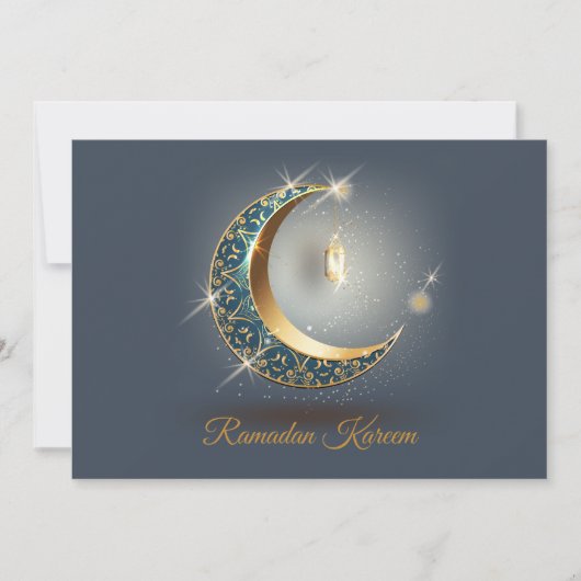 Ramadan Kareem Ramadan Mubarak Feestdagenkaart (Voorkant)