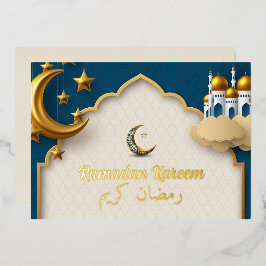 Ramadan Kareem Ramadan Mubarak Folie Uitnodiging