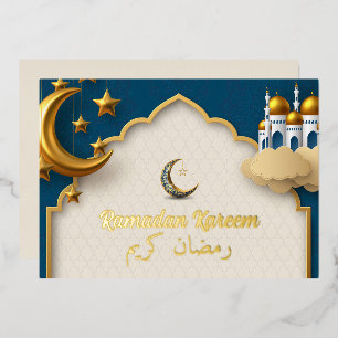 Ramadan Kareem Ramadan Mubarak Folie Uitnodiging