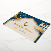 Ramadan Kareem Ramadan Mubarak Folie Uitnodiging (Gedraaid)