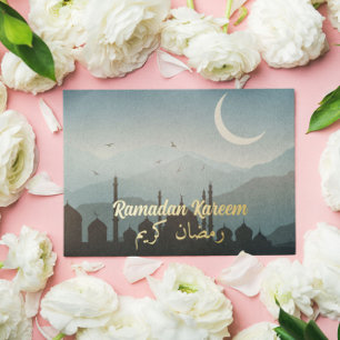 Ramadan Kareem Ramadan Mubarak Folie Uitnodiging