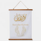 Ramadan Kareem Ramadan Mubarak Hangend Wandkleed (Voorkant)