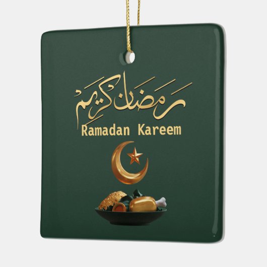 Ramadan Kareem Ramadan Mubarak Keramisch Ornament (Links)