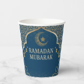 Ramadan Kareem Ramadan Mubarak Papieren Bekers (Voorkant)