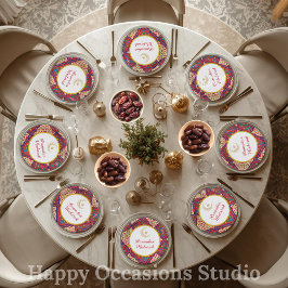 Ramadan Kareem Ramadan Mubarak papieren borden Bordje