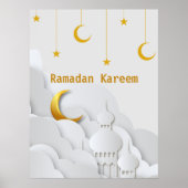 Ramadan Kareem Ramadan Mubarak Poster (Voorkant)