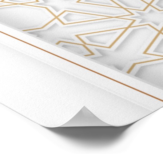 Ramadan Kareem Ramadan Mubarak Poster (Hoek)