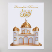 Ramadan Kareem Ramadan Mubarak Poster (Voorkant)
