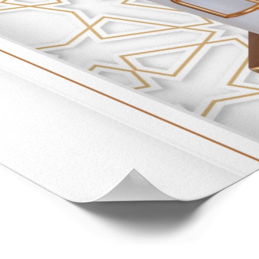 Ramadan Kareem Ramadan Mubarak Poster (Hoek)