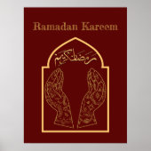 Ramadan Kareem Ramadan Mubarak Poster (Voorkant)