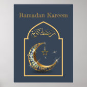 Ramadan Kareem Ramadan Mubarak Poster (Voorkant)