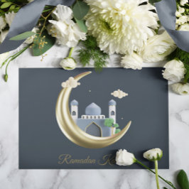 Ramadan Kareem Ramadan Mubarak Vakantiekaart Feestdagenkaart