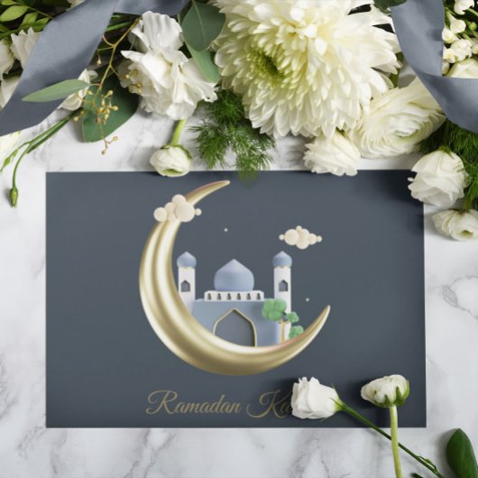 Ramadan Kareem Ramadan Mubarak Vakantiekaart Feestdagenkaart