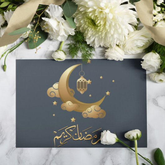 Ramadan Kareem Ramadan Mubarak Vakantiekaart Feestdagenkaart