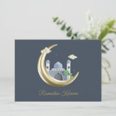 Ramadan Kareem Ramadan Mubarak Vakantiekaart Feestdagenkaart (Staand voorkant)