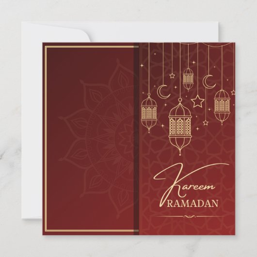 Ramadan Kareem Ramadan Wensen Feestdagenkaart (Voorkant)
