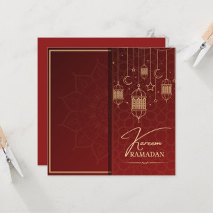 Ramadan Kareem Ramadan Wensen Kaart