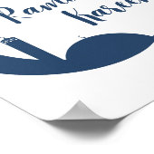 Ramadan Kareem Red Crescent & Lantern Islamic Wall Poster (Hoek)